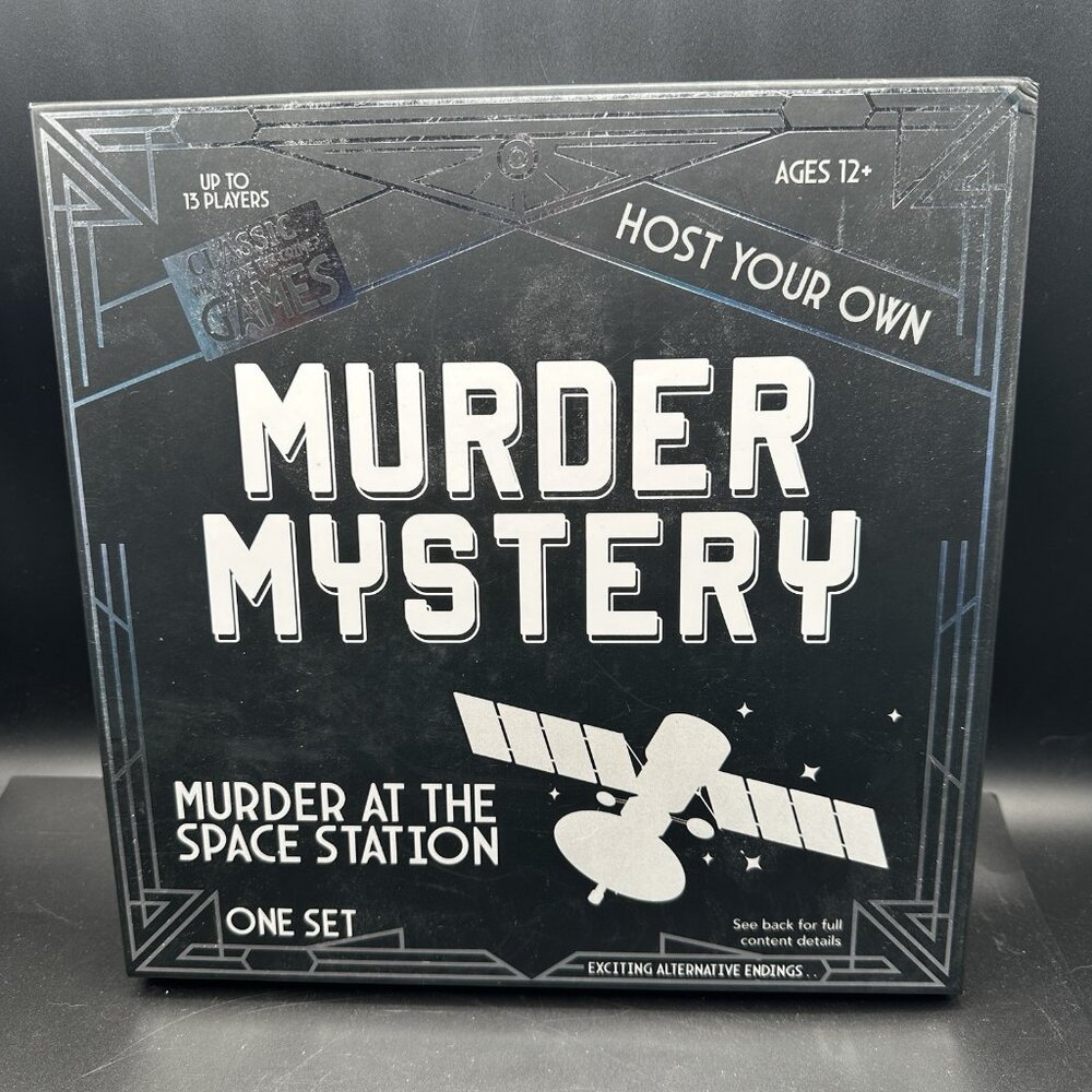 Host Your Own Murder Mystery Party Game Murder At The Space Station New In Box